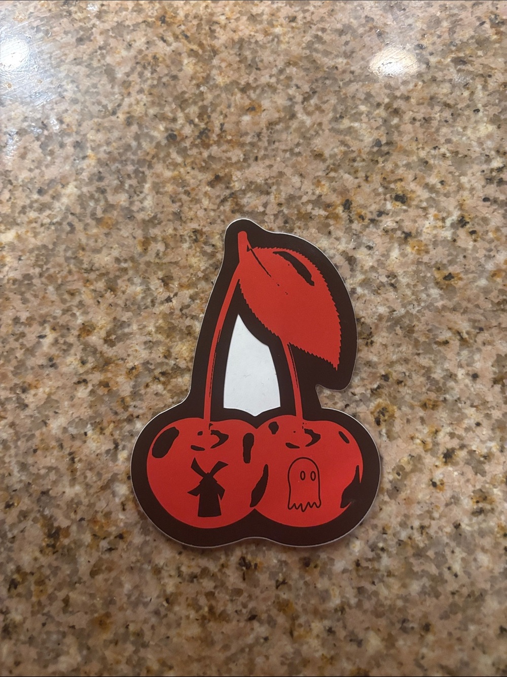 Dutch Bros x Lonely Ghost Cherry Sticker